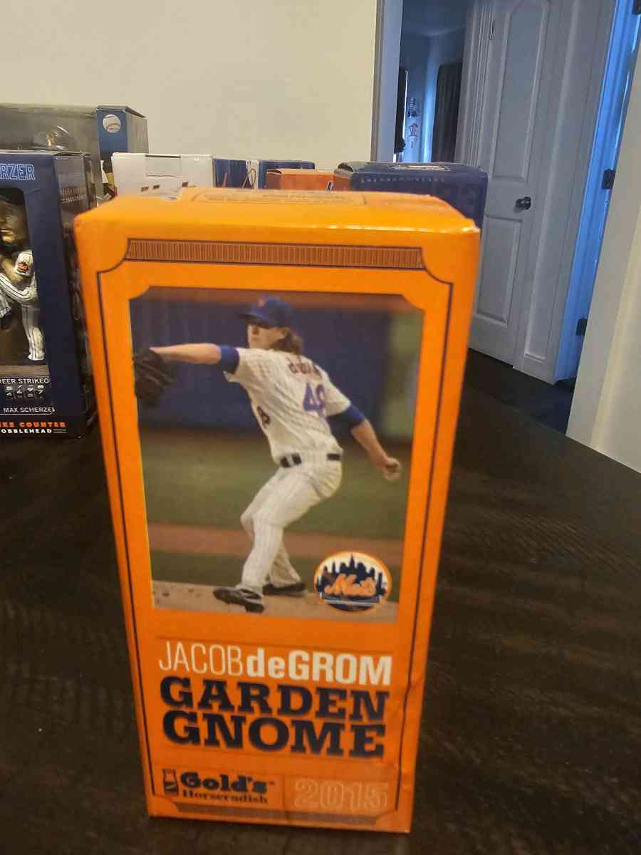 NY Mets Jacob deGrom Garden Gnome - Bronx, New York - FleaMarketBay