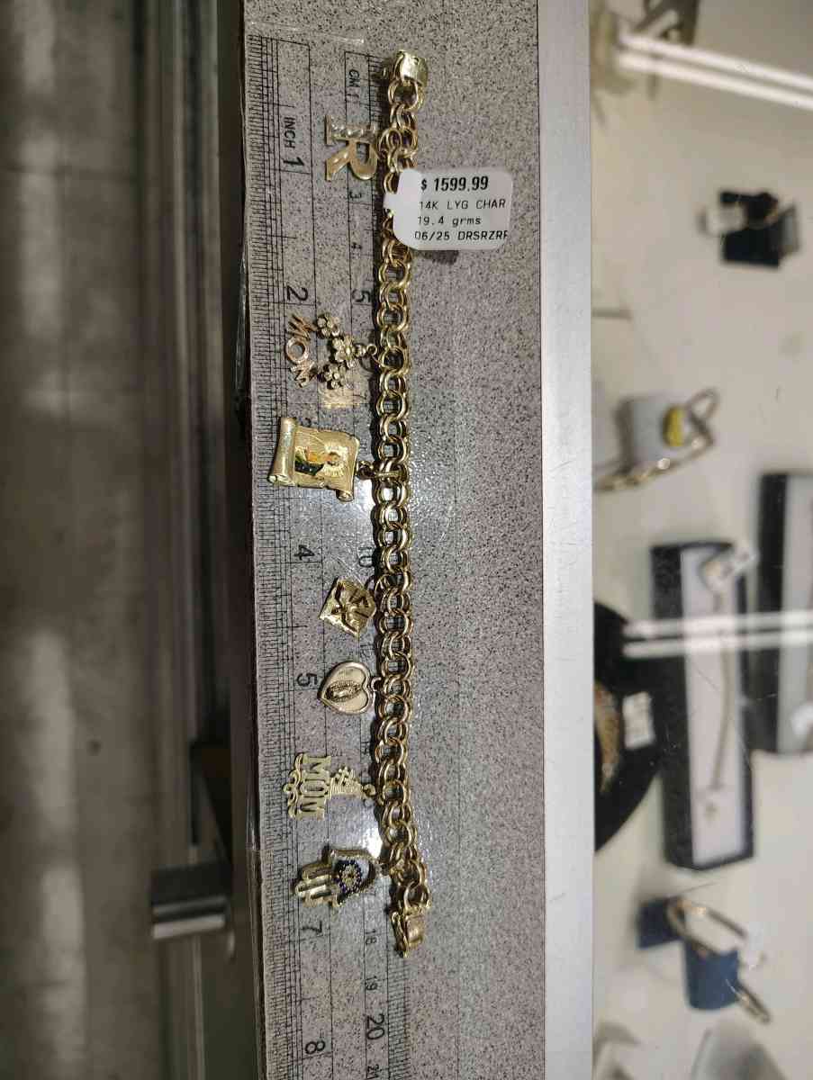 Chino Link Charm Bracelet - Houston, Texas