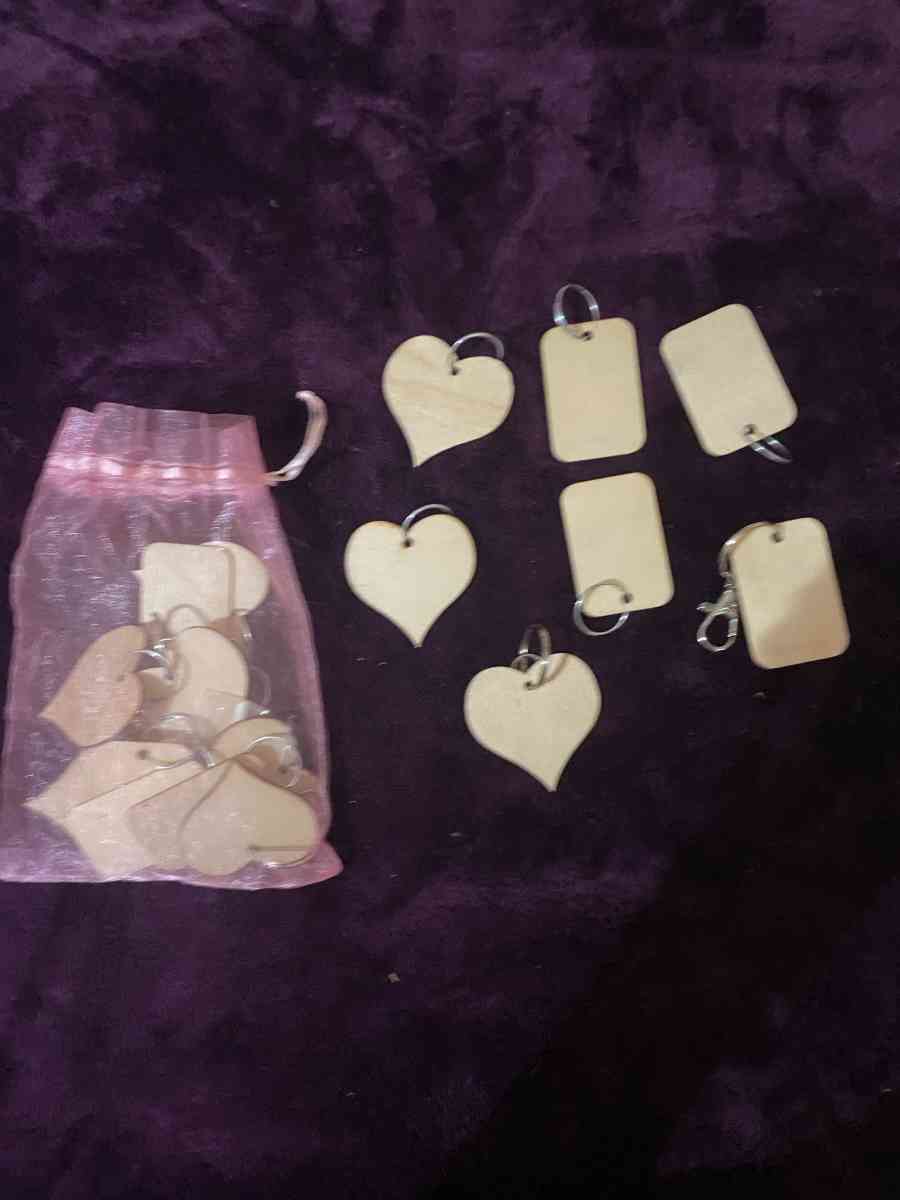 wooden shape keychains - Houston, Texas