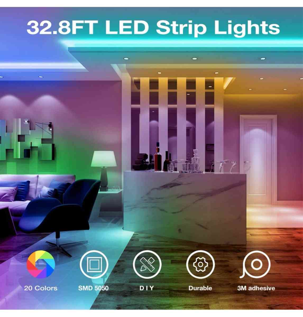 DAYBETTER Led Strip Lights 328ft Kit with Remote and Power - Jacksonville, Florida - FleaMarketBay
