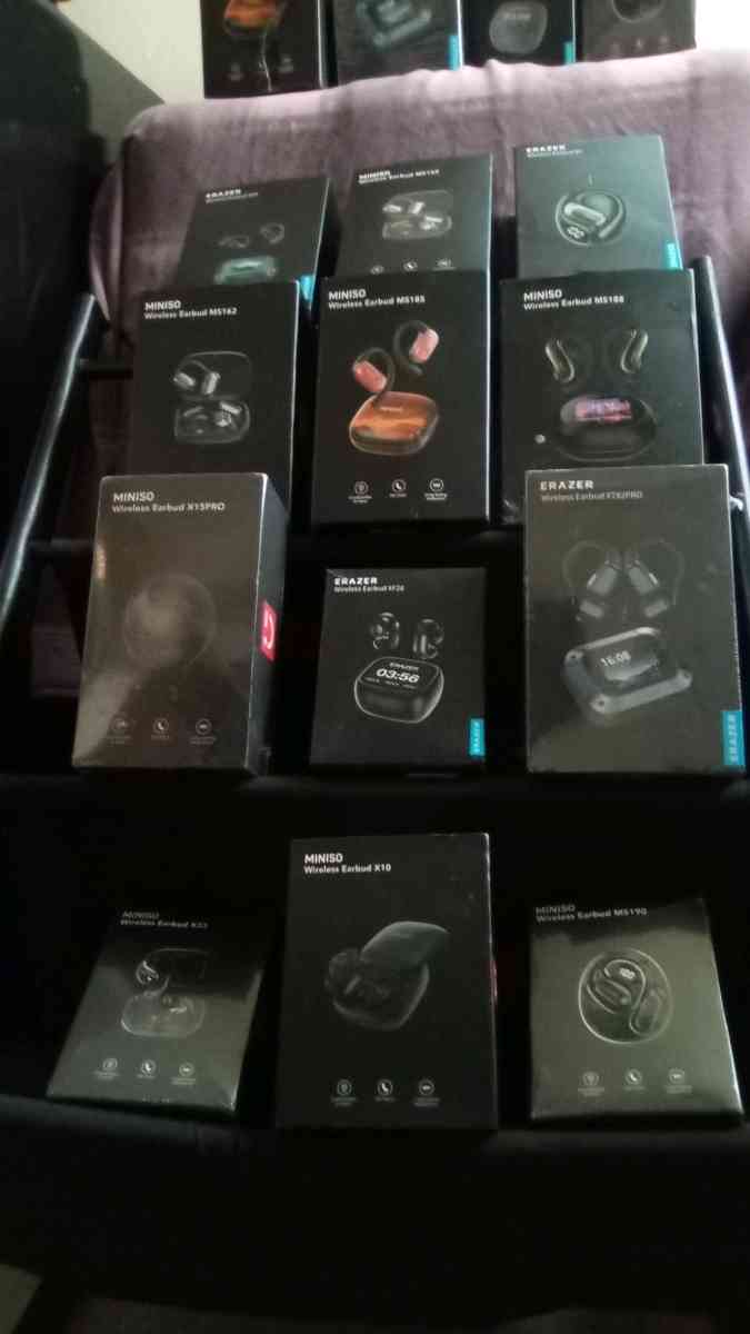 Miniso and Erazer wireless earbuds - Alhambra, California - FleaMarketBay