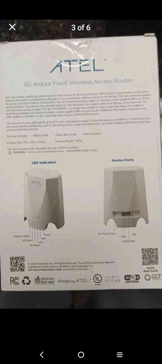 ATEL indoor wireless router - Austin, Texas - FleaMarketBay