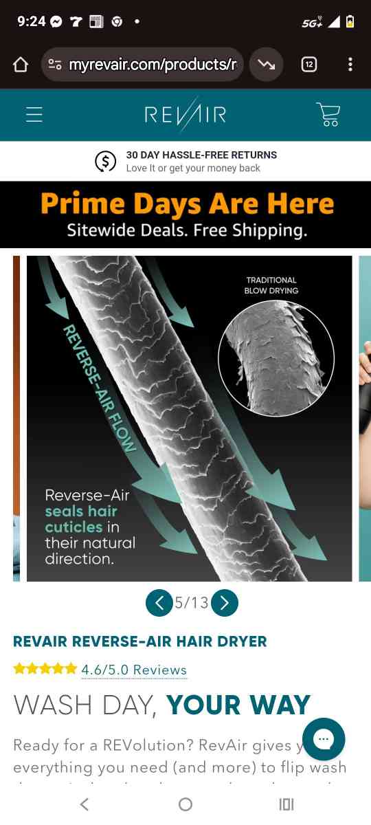 RevAir reversed hair dryer - Miami, Florida - FleaMarketBay