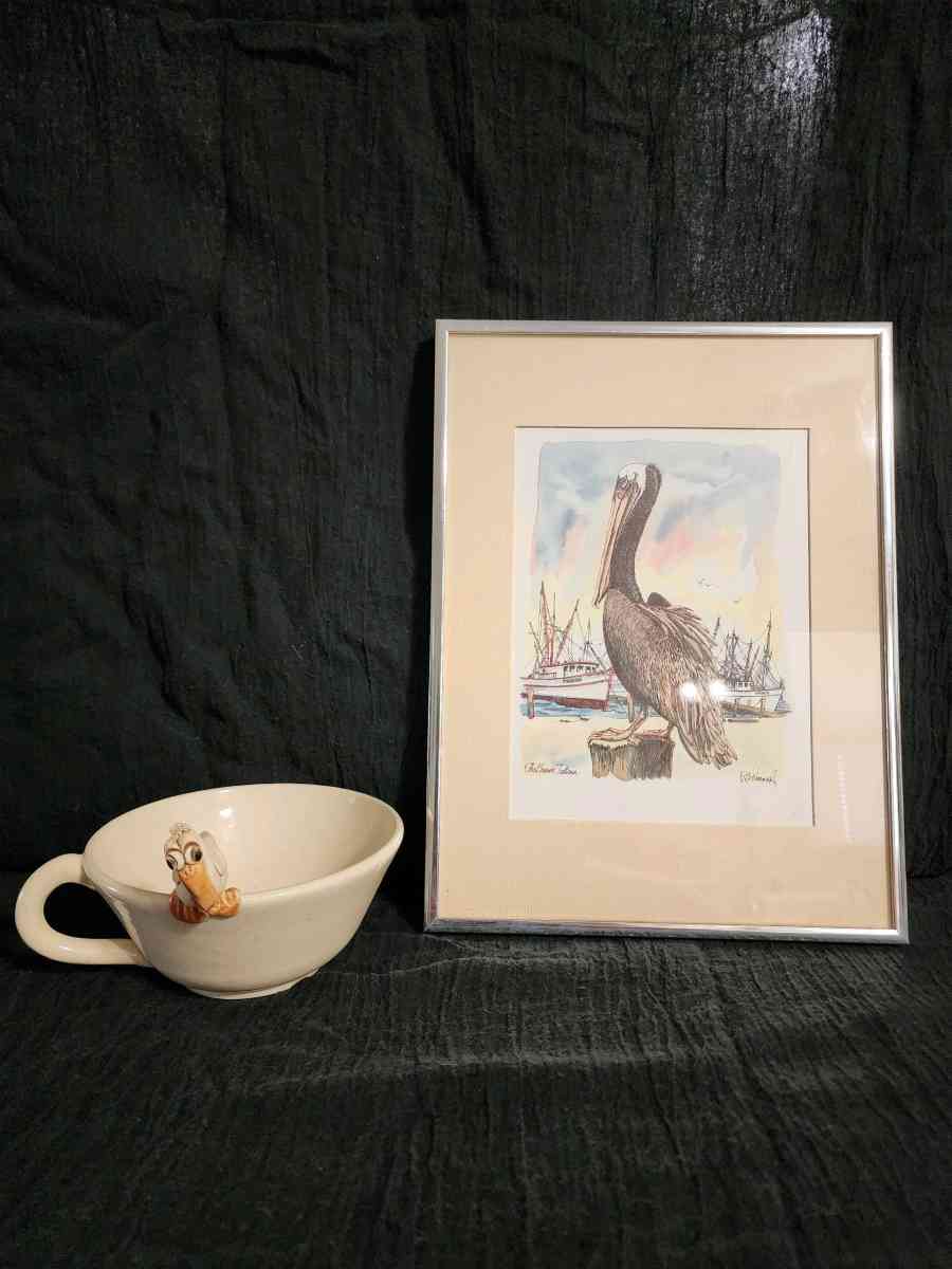 Lawson pottery and Kennedy print - Knoxville, Tennessee