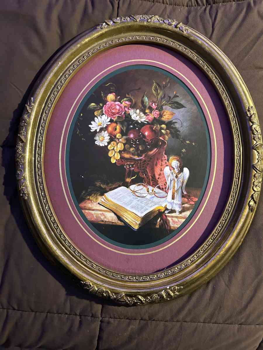 gold frame vintage painting - Birmingham, Alabama
