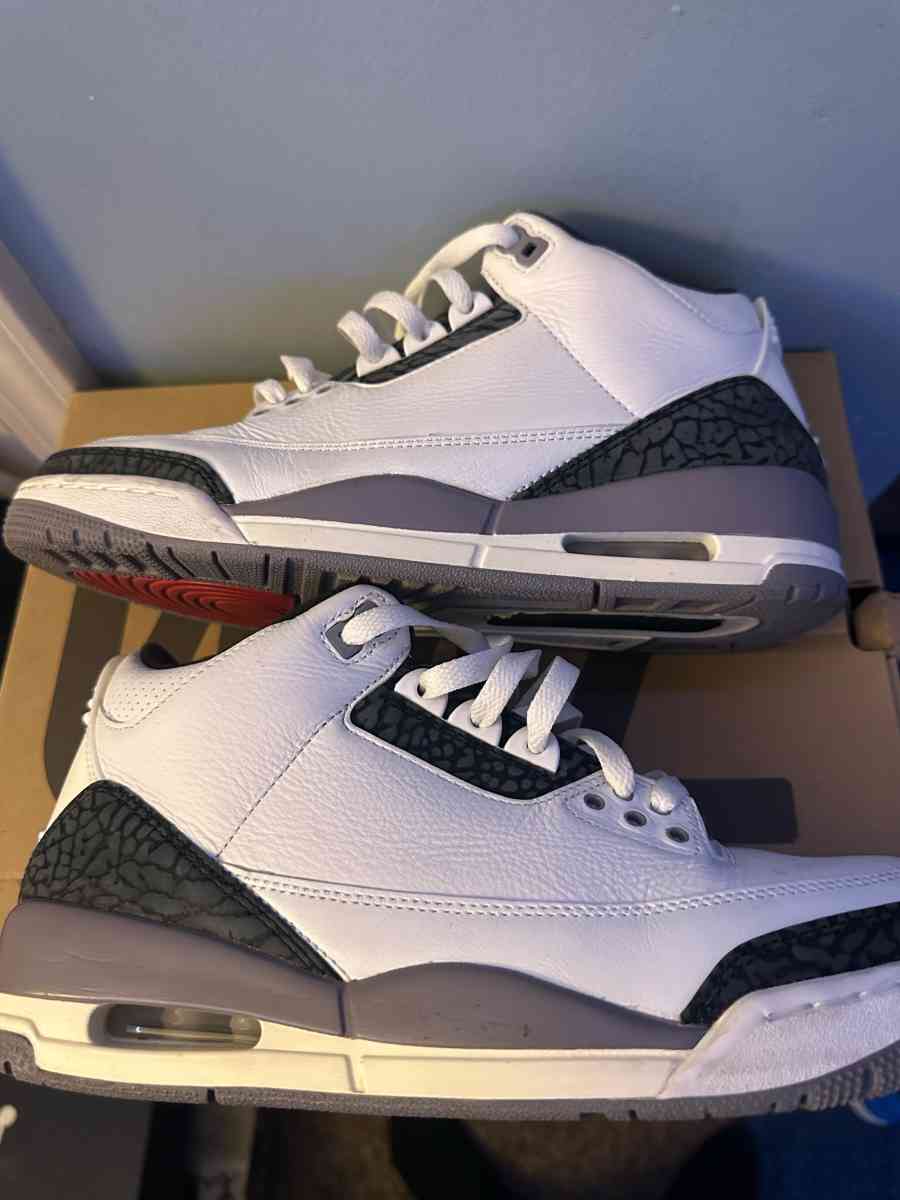 jordan 3 grey cement size 9 - Goodlettsville, Tennessee - FleaMarketBay