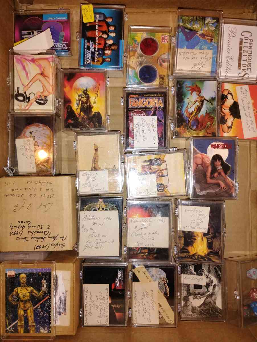 various trading card sets Indiana Jones Chronicles Star Trek - Beeville, Texas - FleaMarketBay