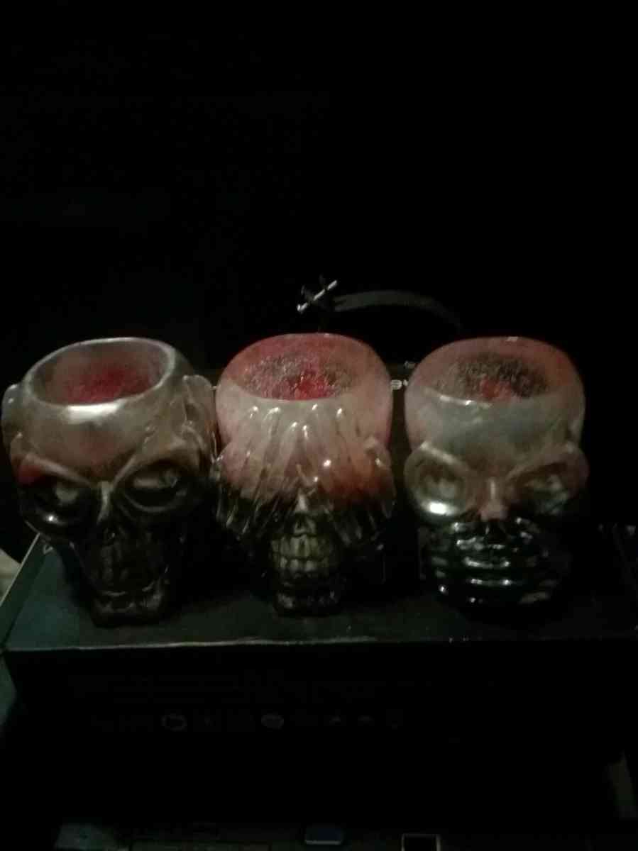 4 different sets of hear see or speak evil candle holders - Cypress, Texas