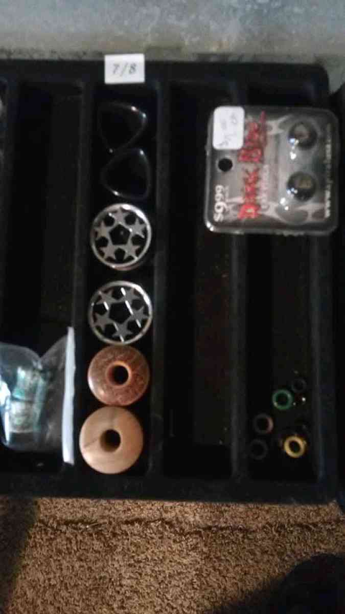 ear gauges from start to 1 - Hagerstown, Maryland - FleaMarketBay