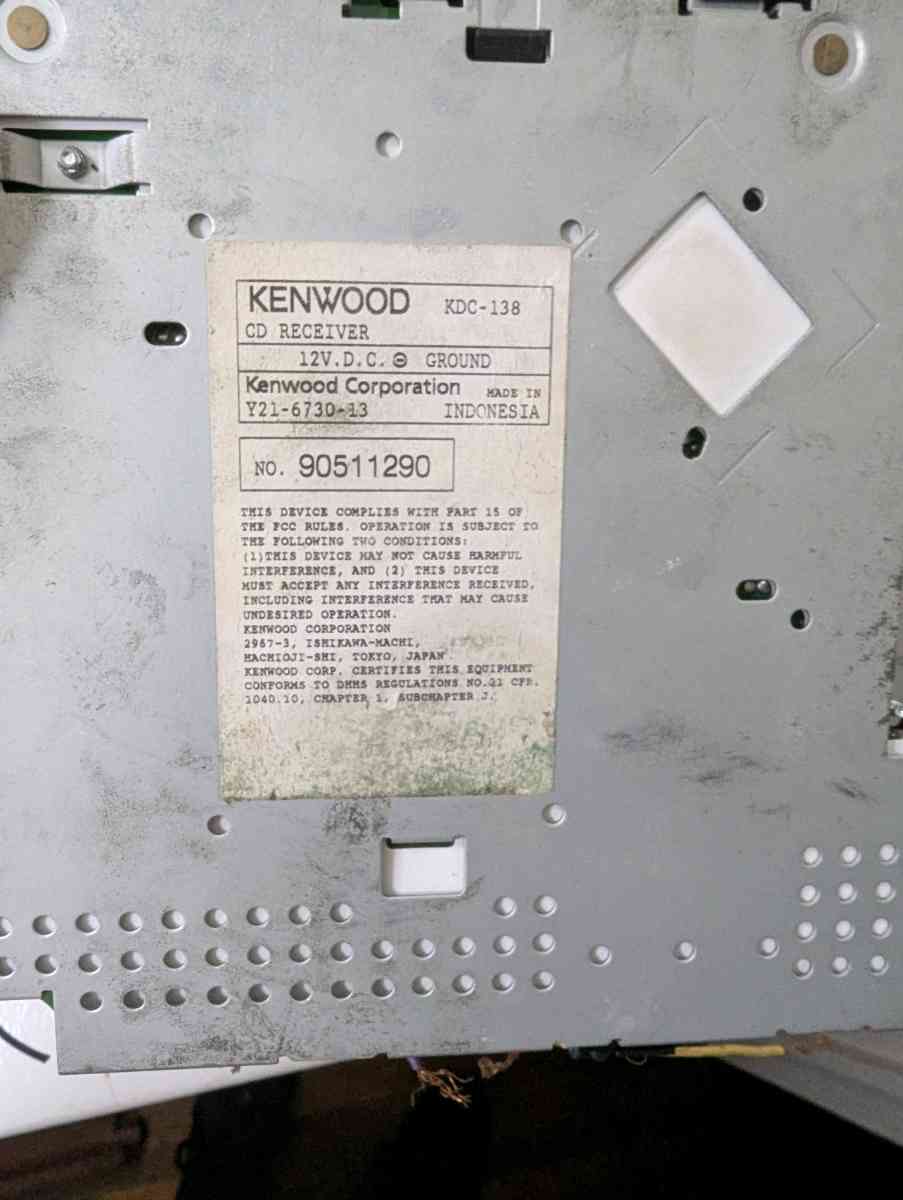 Kenwood cd stereo - Hagerstown, Maryland - FleaMarketBay