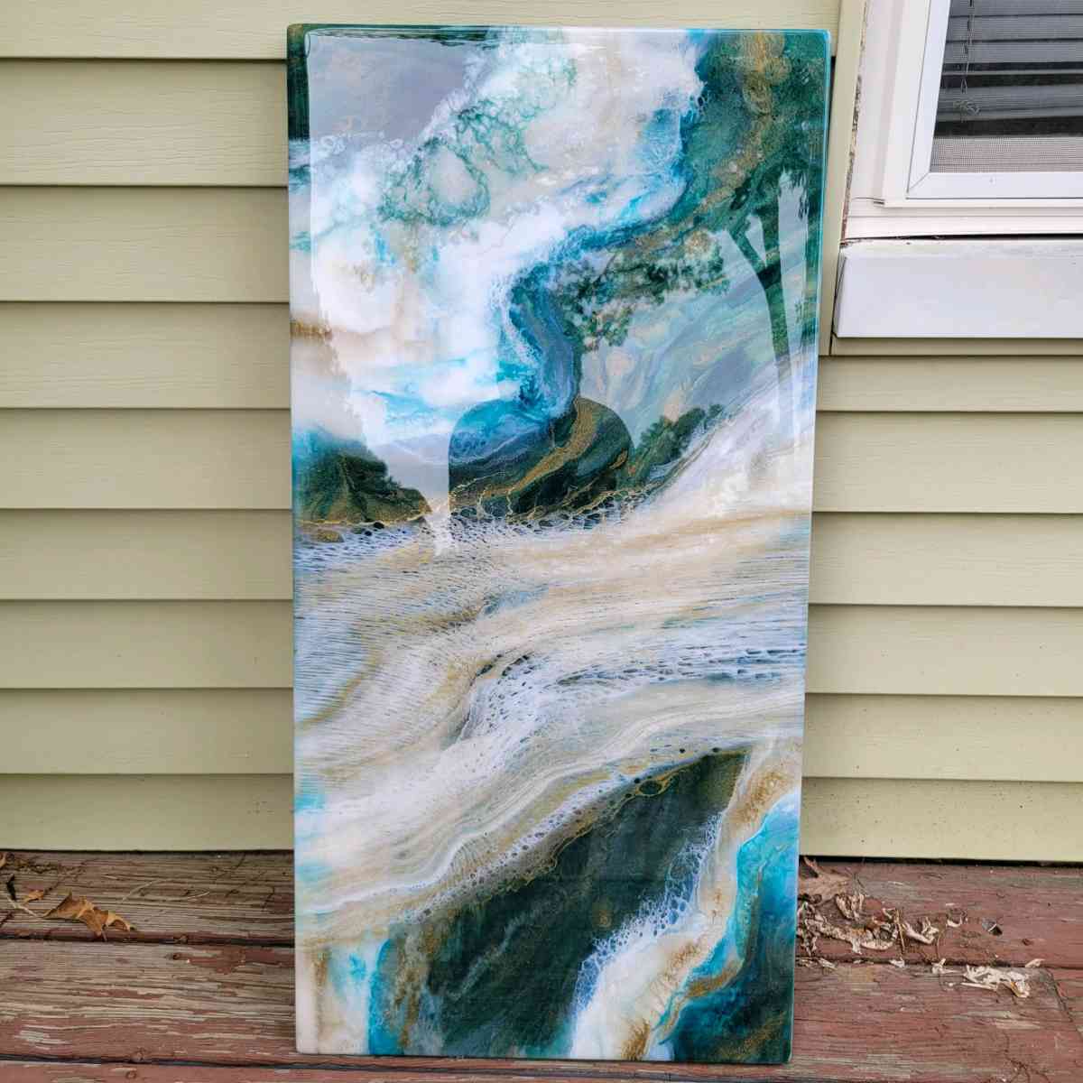 Coffee Table Legs included Could also be wall art - Rochester, New Hampshire - FleaMarketBay