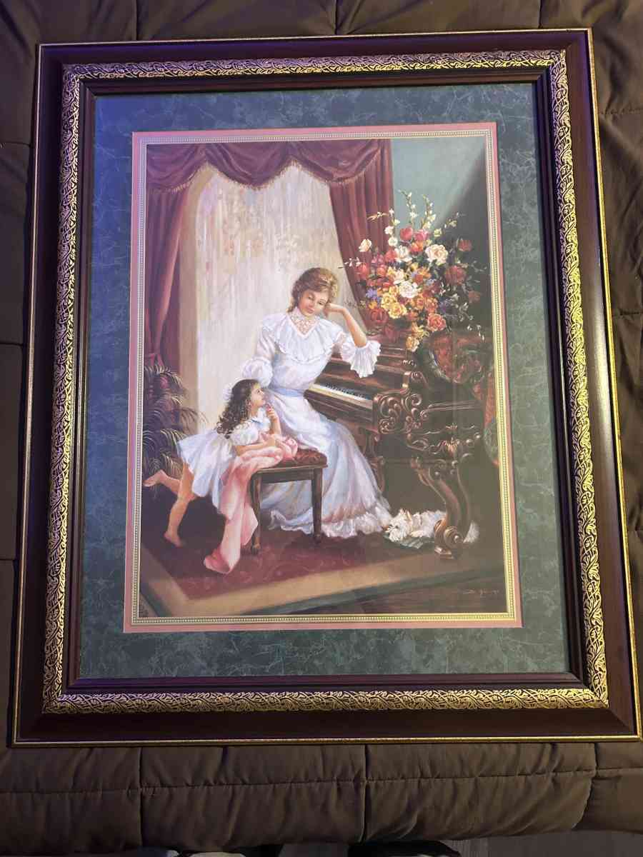 large original vintage painting - Birmingham, Alabama - FleaMarketBay