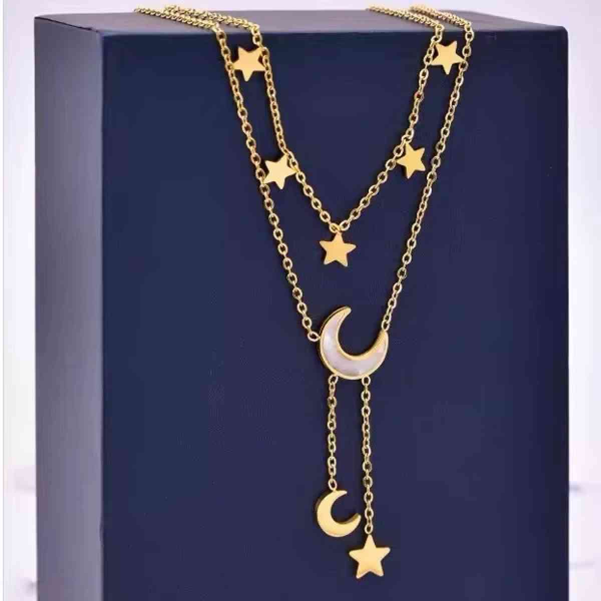 Double layering necklace with star - Houston, Texas - FleaMarketBay
