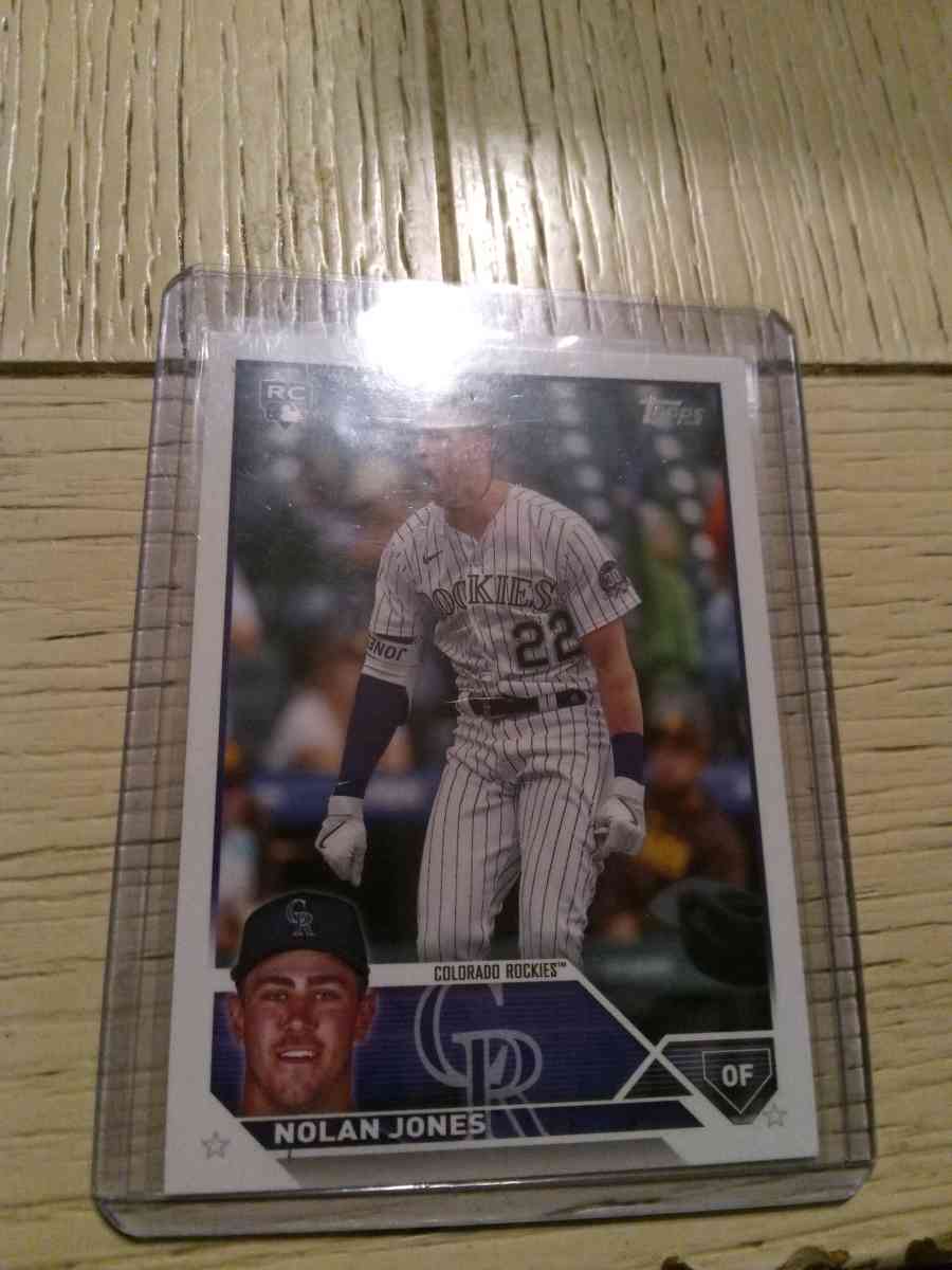 2 card rookie lot of Nolan Jones and Miguel Vargas topps - Milwaukee, Wisconsin