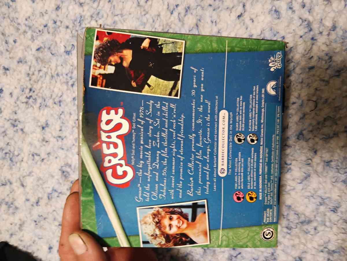30 year of the movie Grease featuring Sandy and Danny dolls - Akron, Ohio - FleaMarketBay