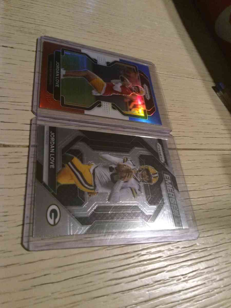 2 Jordan Love rookie cards from prizm - Milwaukee, Wisconsin