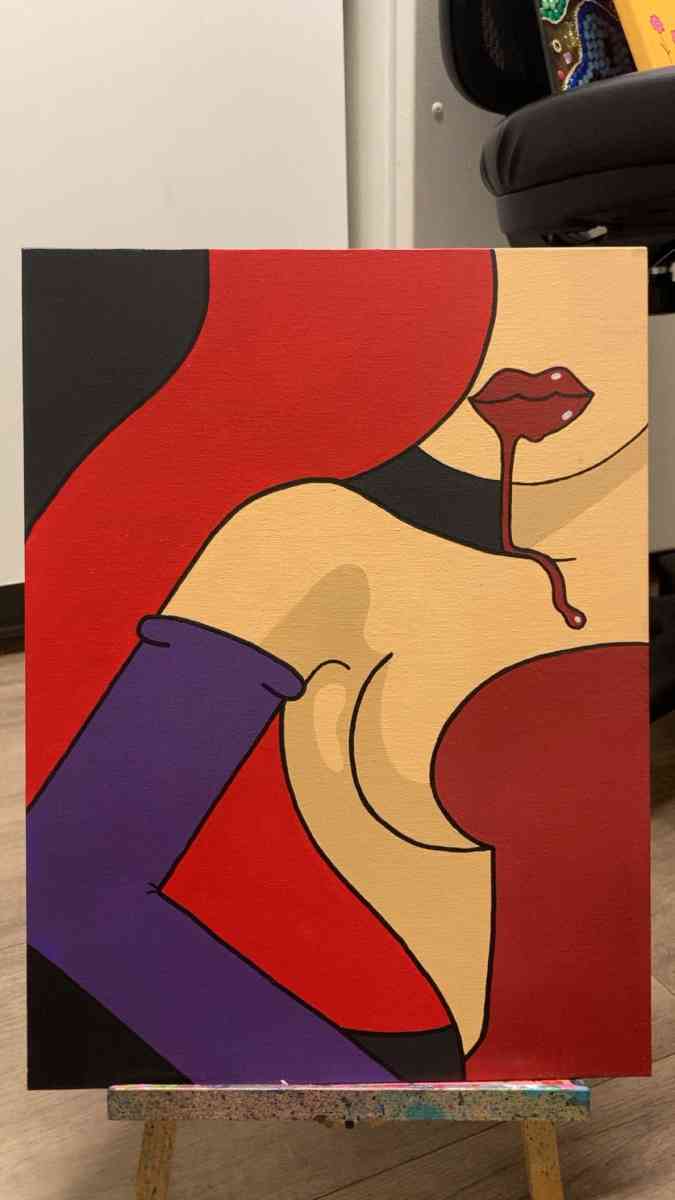 Jessica Rabbit canvas - Lake Mary, Florida