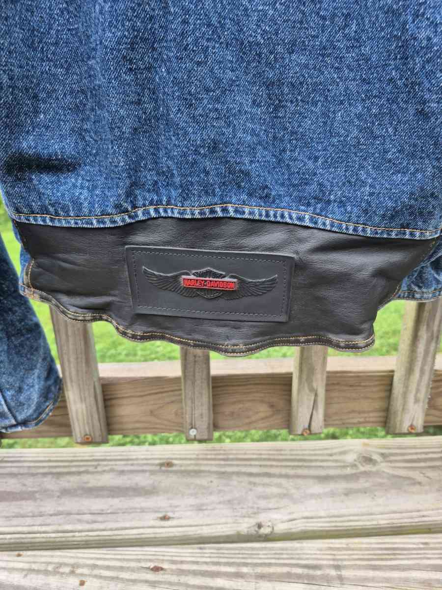 Harley Davidson Jean Jacket - Carthage, Tennessee - FleaMarketBay