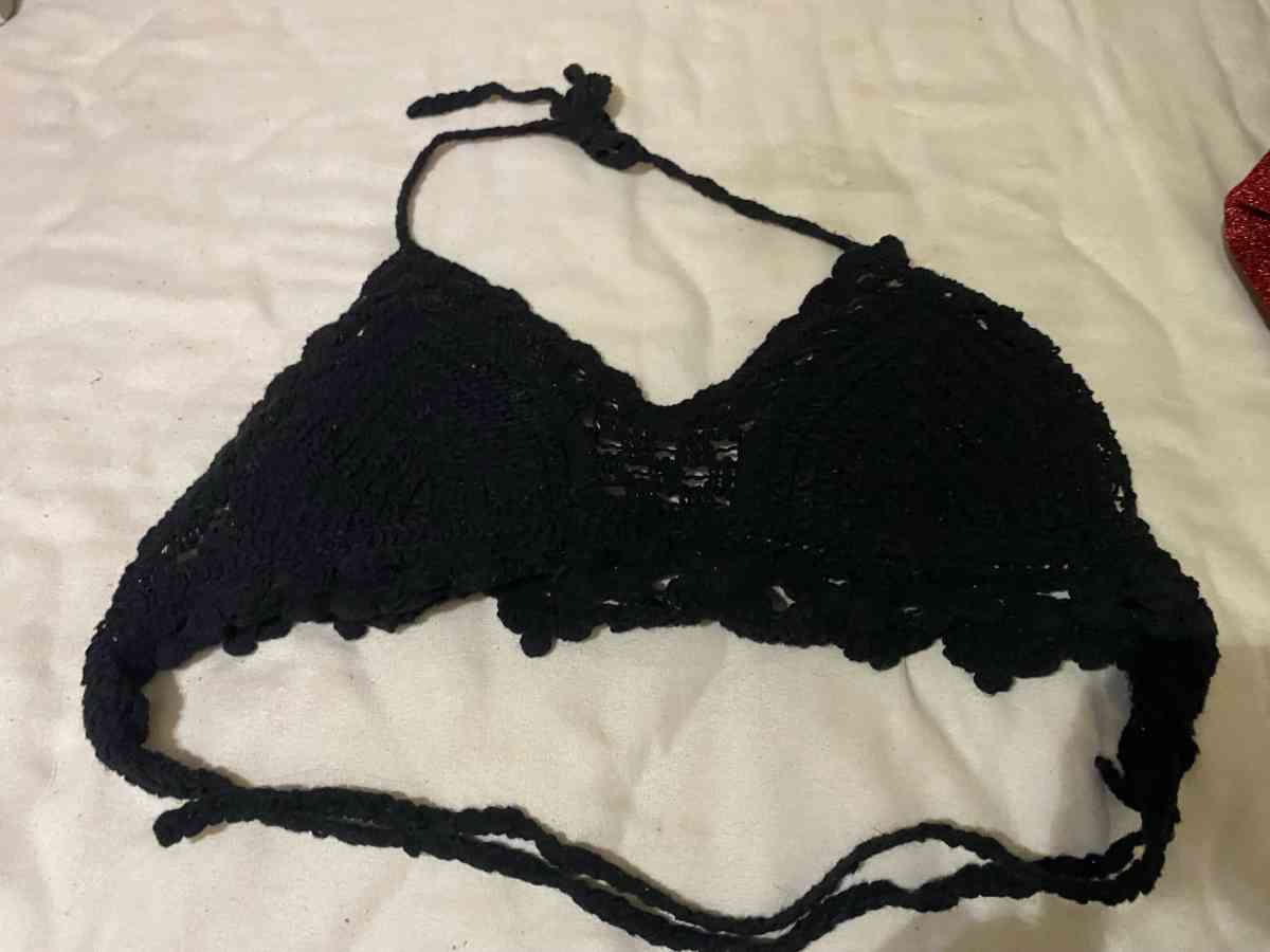 crochet black halter top - Houston, Texas