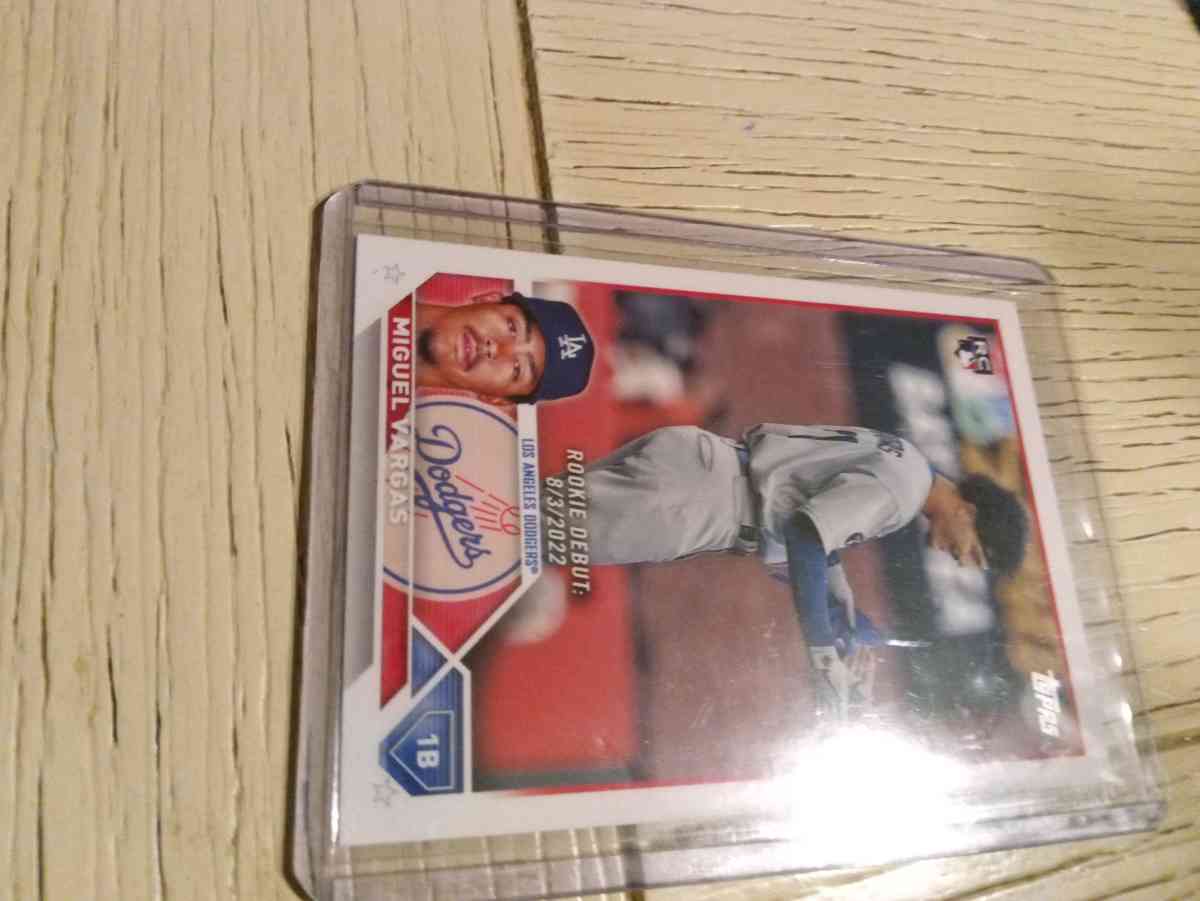 2 card rookie lot of Nolan Jones and Miguel Vargas topps - Milwaukee, Wisconsin - FleaMarketBay