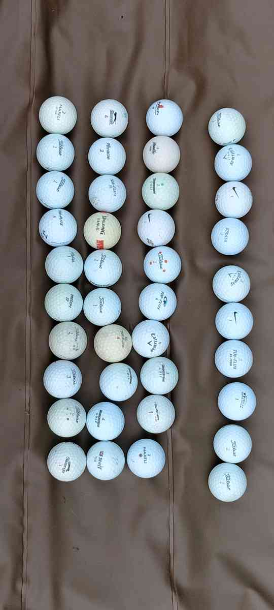 Mixed Brand Used Golf Balls - Norristown, Pennsylvania - FleaMarketBay