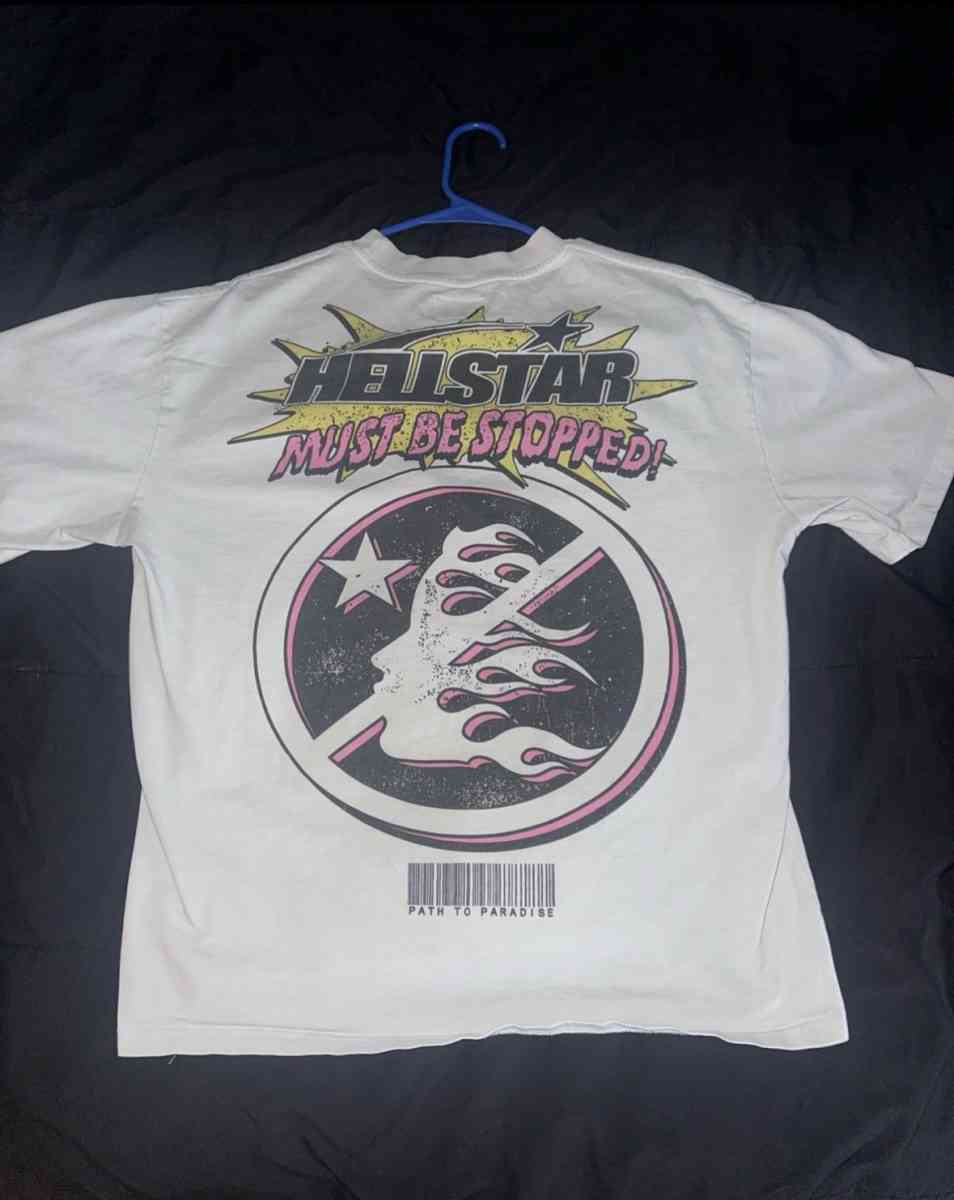 Hellstar brainwashed by hellstar white T shirt - Lufkin, Texas - FleaMarketBay