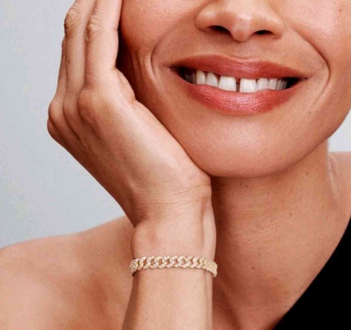 PANDORA TIMELESS GOLD PLATED PAV CUBAN CHAIN BRACELET - Elysburg, Pennsylvania - FleaMarketBay