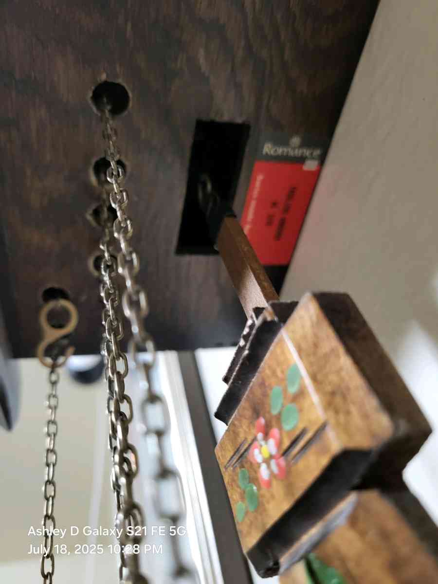 1970s vintage German cuckoo clock with pine cones and pineap - Green Bay, Wisconsin - FleaMarketBay