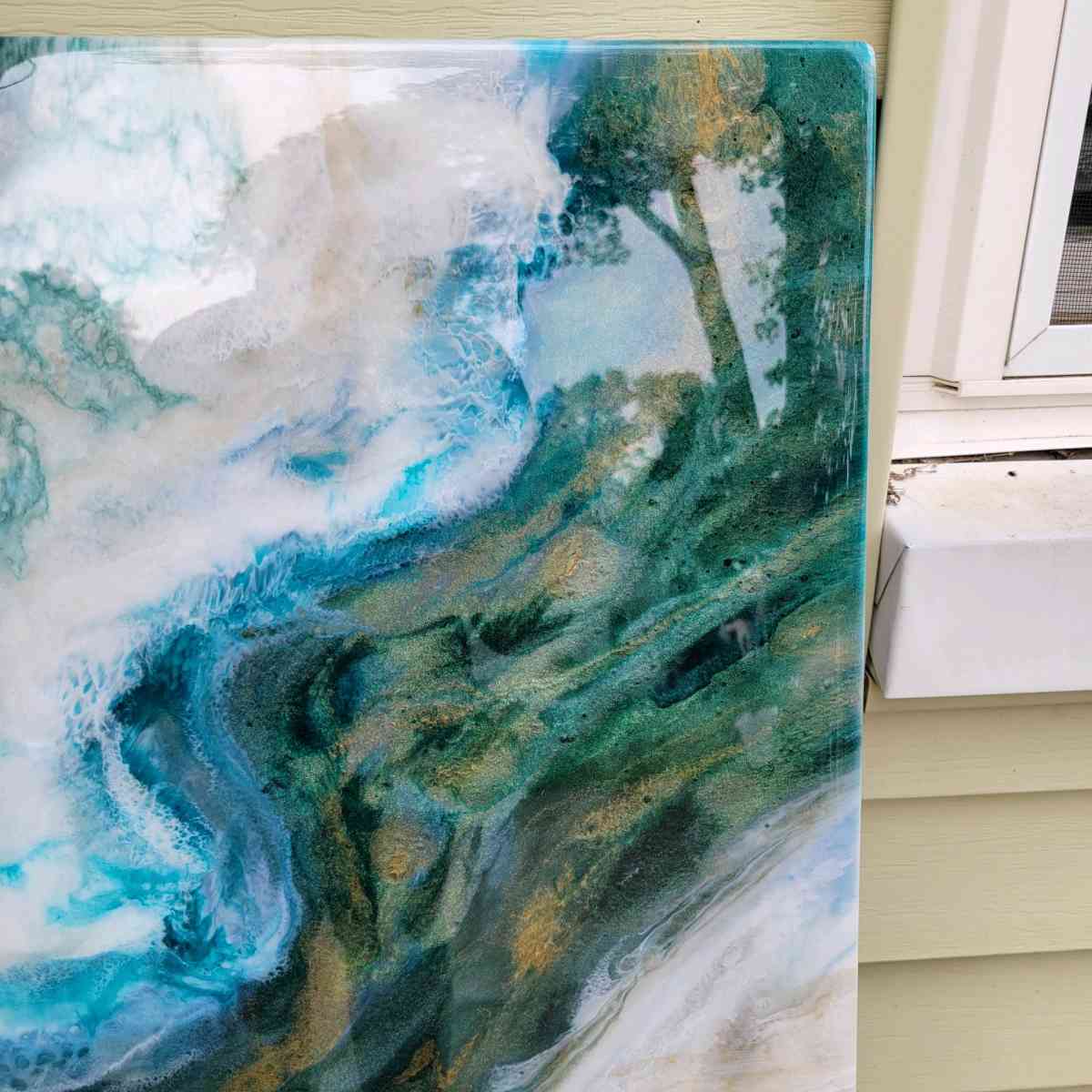 Coffee Table Legs included Could also be wall art - Rochester, New Hampshire - FleaMarketBay