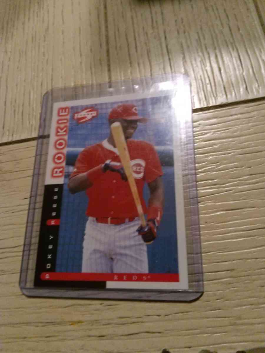 Pokey Reese Rookie score card - Milwaukee, Wisconsin