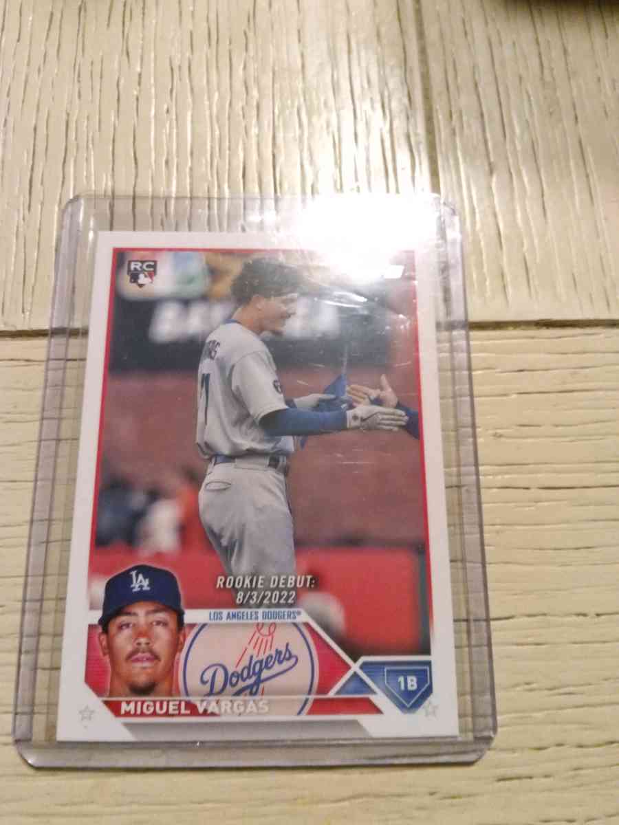 2 card rookie lot of Nolan Jones and Miguel Vargas topps - Milwaukee, Wisconsin - FleaMarketBay