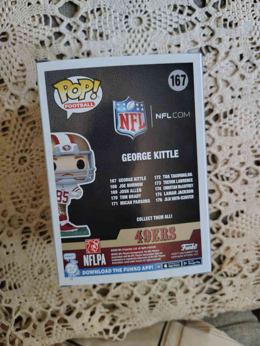 selling 49ers player George kittle Funko Pop - Willits, California - FleaMarketBay