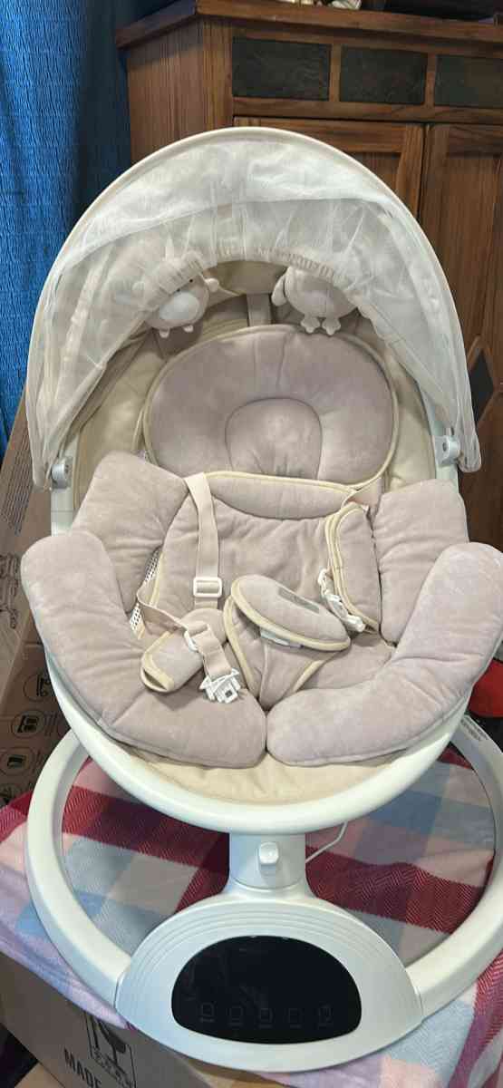 Baby swing new 2 double strollers Brand new head massager - Alicia, Arkansas