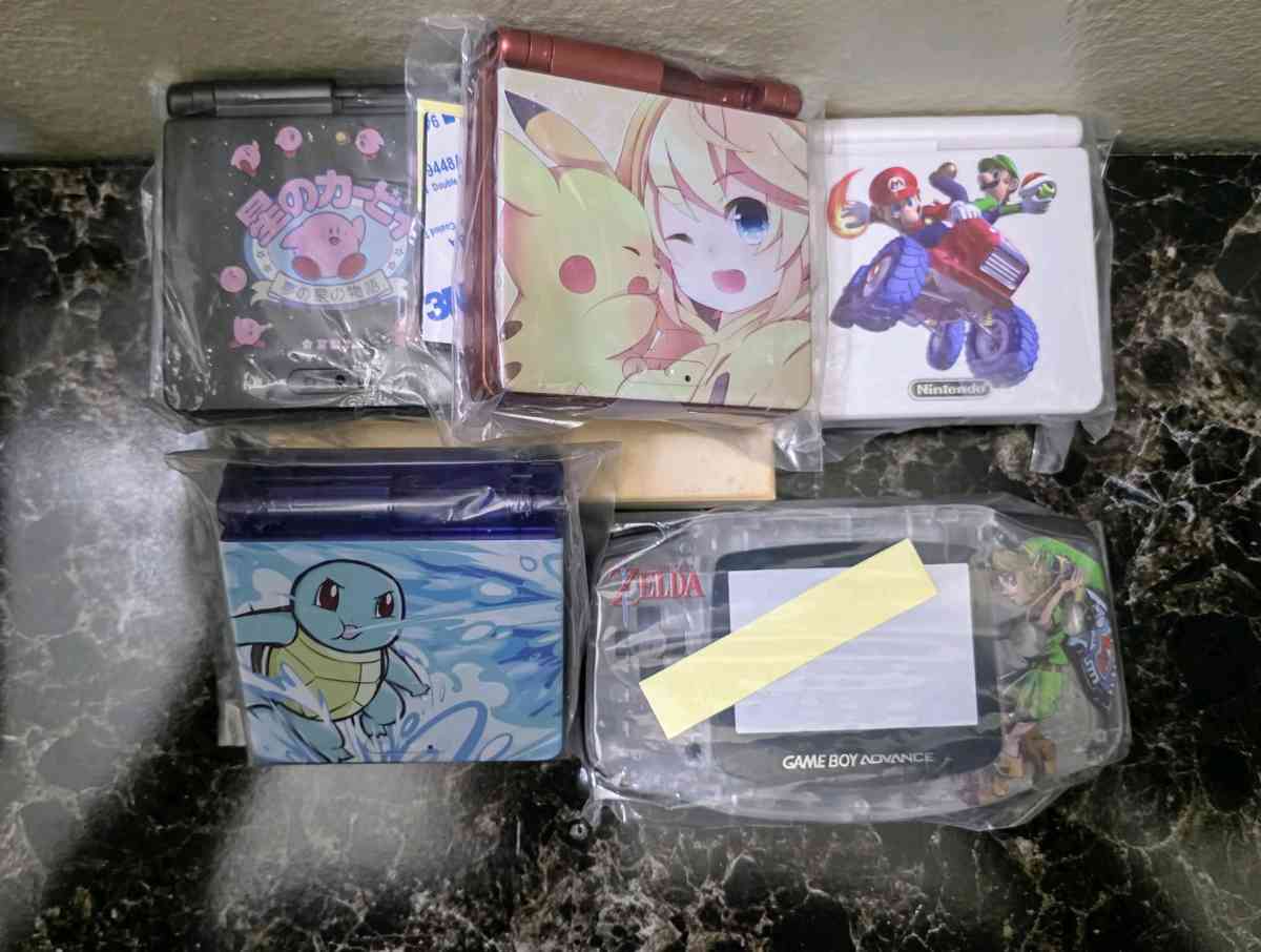 Gameboy advance sp shells