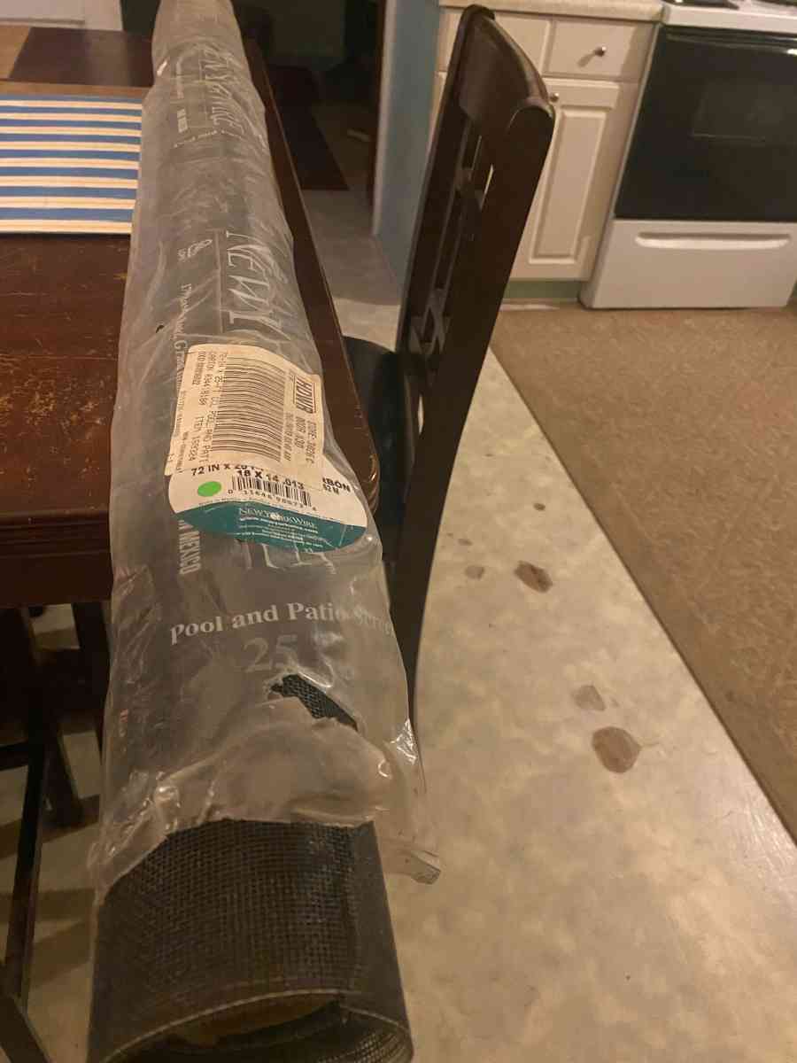 Pool and Patio Mesh Screening 6x25 - Blythewood, South Carolina - FleaMarketBay