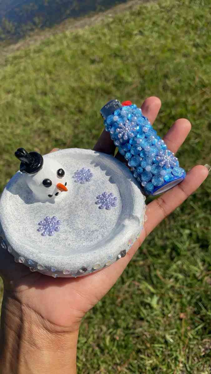 Snowman Ashtray - Lake Mary, Florida - FleaMarketBay