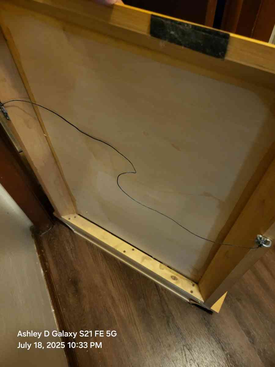 24 inch square wood frame with mirror homedecorone set left - Green Bay, Wisconsin - FleaMarketBay