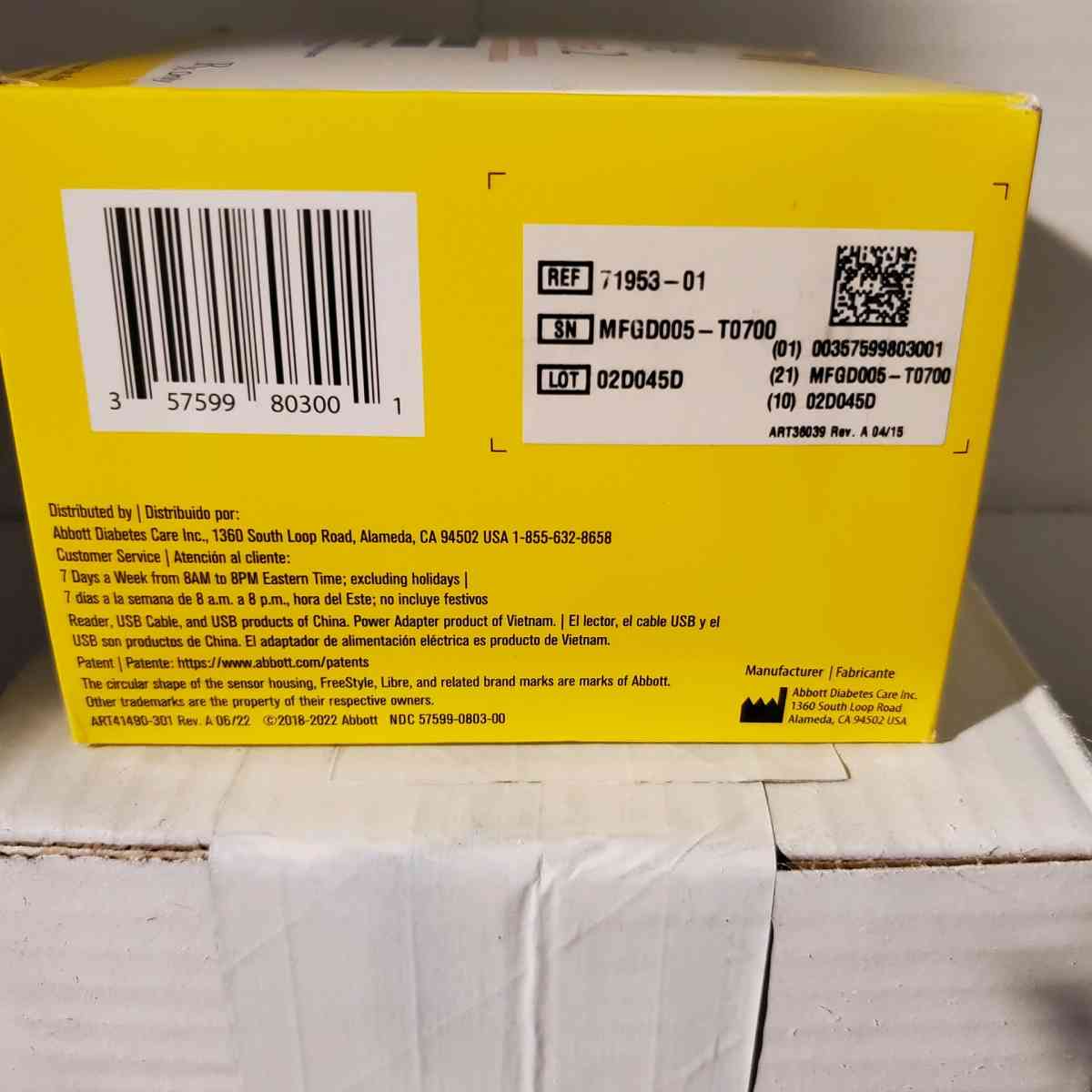 Libre 2 Reader with USB cable  power adapter New Never Used - Citrus Heights, California - FleaMarketBay