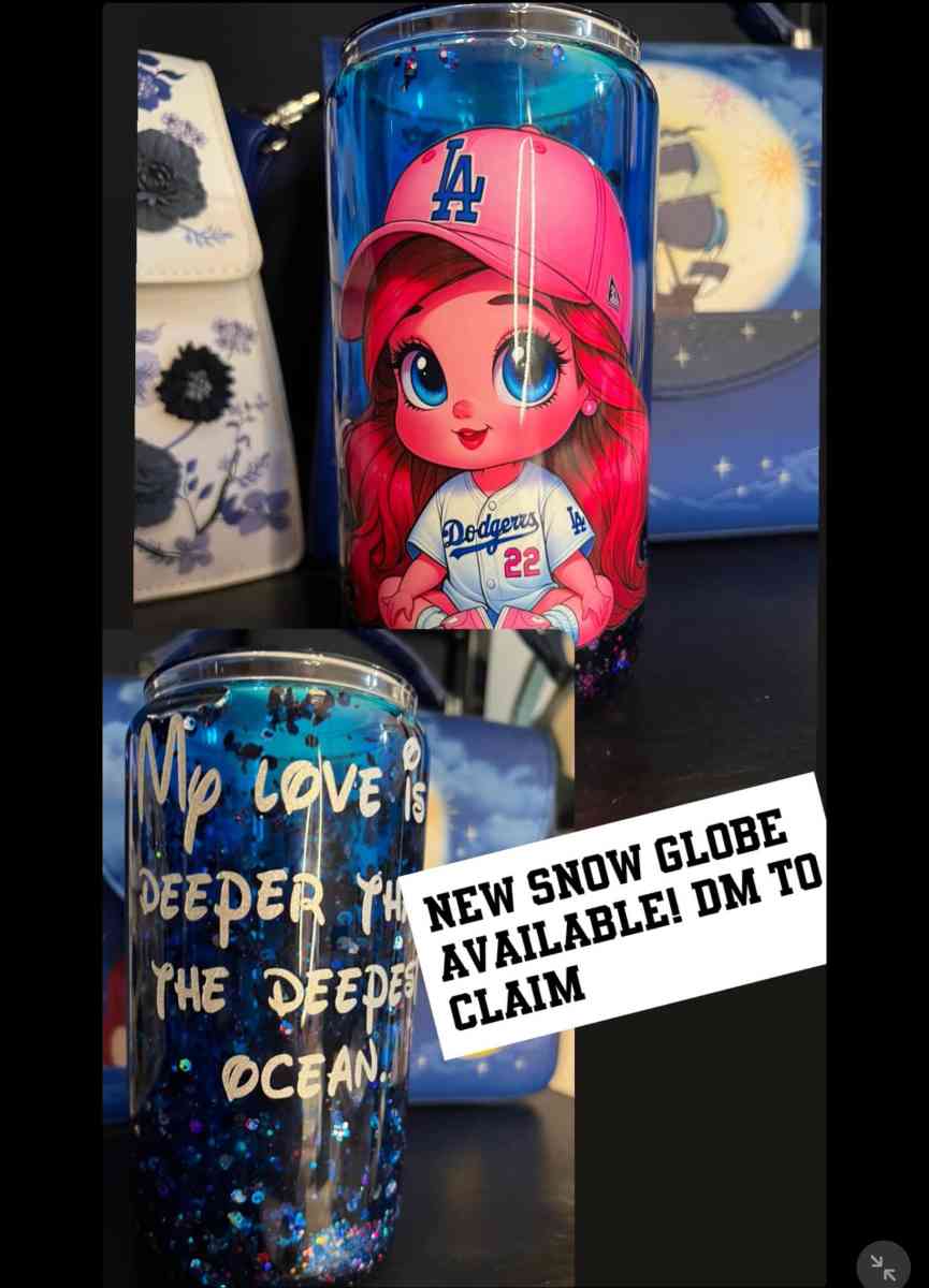 dodgers princess Ariel snow globe cup - Las Vegas, Nevada