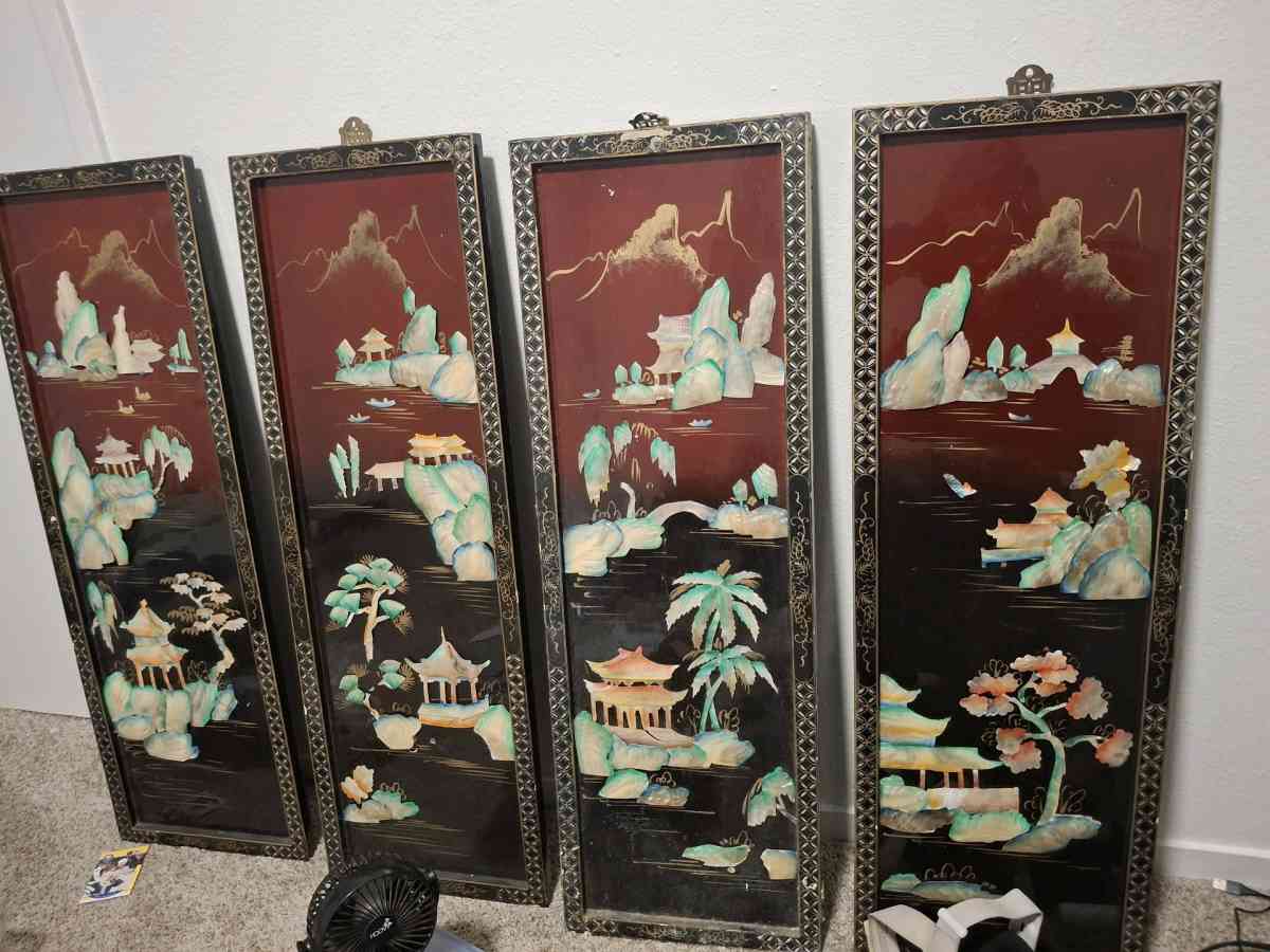 mother of pearl picture set of 4 - Stockton, California