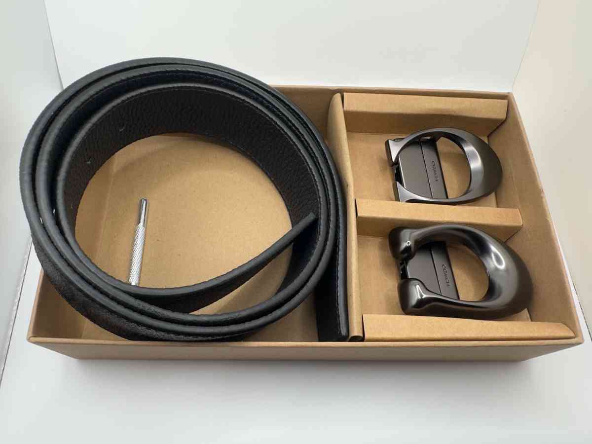 Coach Mens Belt with 2 Buckles - Brooklyn, New York