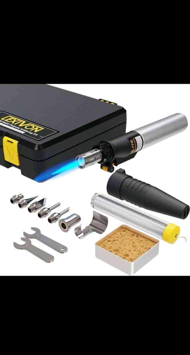 LEXIVON Butane Soldering Iron MultiPurpose Kit Cordless Adju - Brooklyn, New York - FleaMarketBay