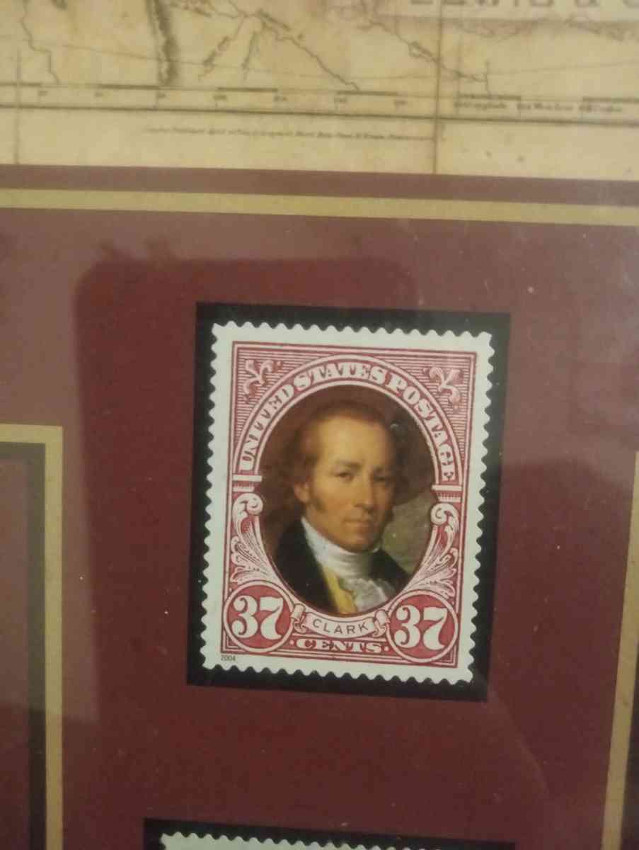 Louis and Clark Bicentennial hanging wall picture - Merry Hill, North Carolina - FleaMarketBay