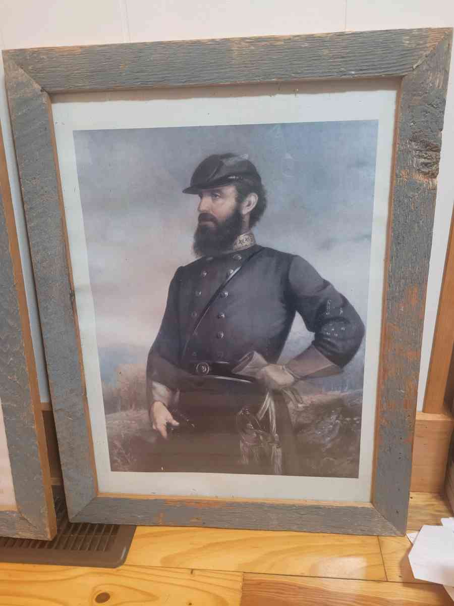 framed prints of Robert E Lee and Stonewall Jackson - Fort Mill, South Carolina - FleaMarketBay