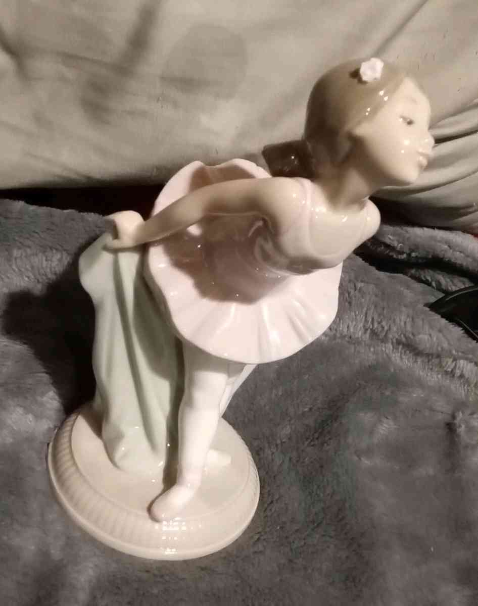 Vintage 1990s NAO Ballerina Porcelain Figurine Hand Made - Napa, California - FleaMarketBay