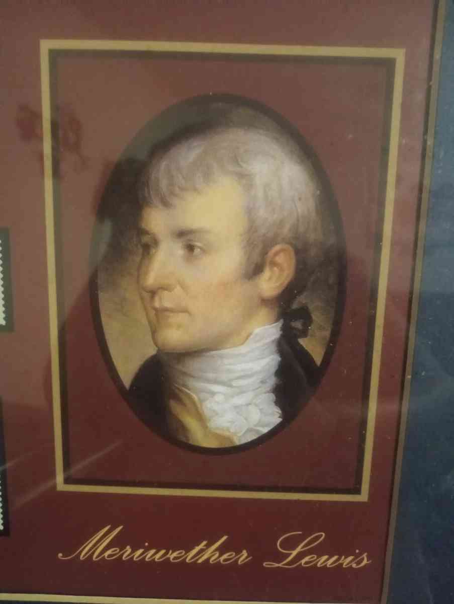 Louis and Clark Bicentennial hanging wall picture - Merry Hill, North Carolina - FleaMarketBay