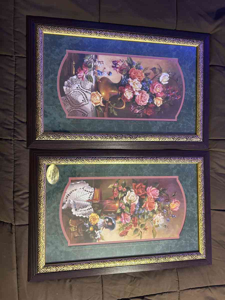 gold frame vintage painting - Birmingham, Alabama - FleaMarketBay