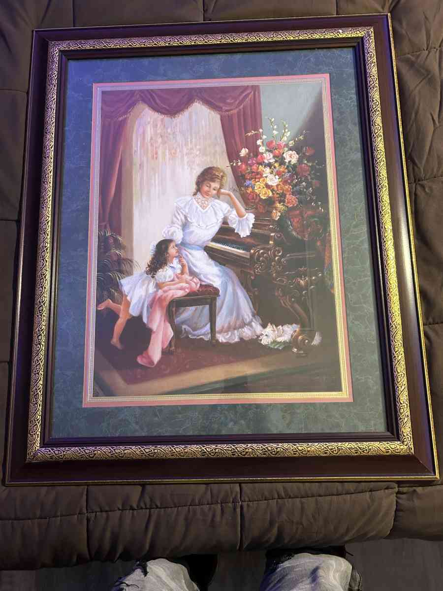 large original vintage painting - Birmingham, Alabama - FleaMarketBay