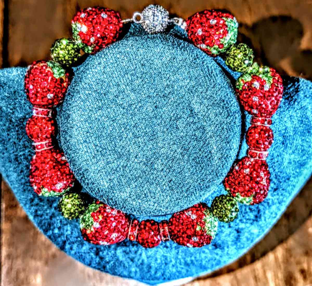 Strawberry beads Bracelet - Decatur, Illinois