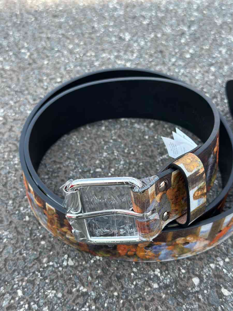 Supreme Last Supper Leather Belt Multicolor - Brooklyn, New York - FleaMarketBay